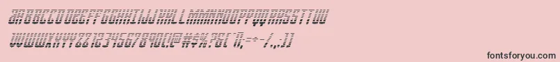 Viceroygradital Font – Black Fonts on Pink Background