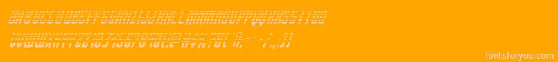 Viceroygradital Font – Pink Fonts on Orange Background