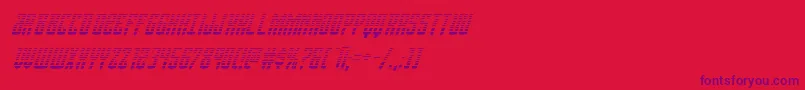 Шрифт Viceroygradital – фиолетовые шрифты на красном фоне