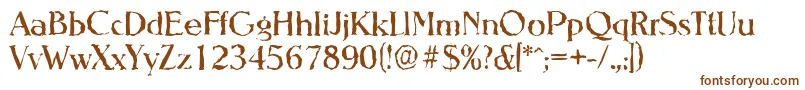 NevadarandomRegular Font – Brown Fonts