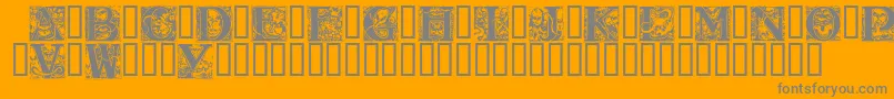Подробнее о шрифте WraithCaps Шрифт WraithCaps – серые шрифты на оранжевом фоне