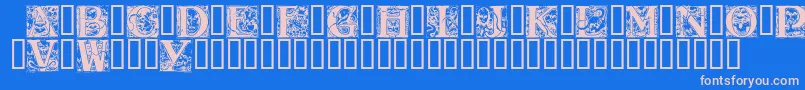 Más sobre la fuente WraithCaps fuente WraithCaps – Fuentes Rosadas Sobre Fondo Azul