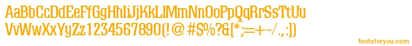 En savoir plus sur la police ColinodbNormal Police ColinodbNormal – polices orange sur fond blanc