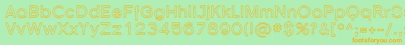 More about Sfflorencesansoutline Font Sfflorencesansoutline Font – Orange Fonts on Green Background