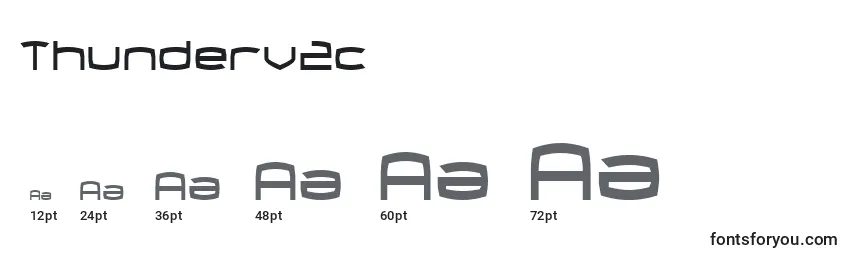Thunderv2c Font Sizes