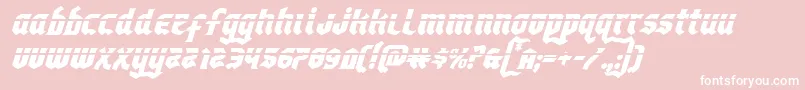 Empirecrownlasital Font – White Fonts on Pink Background