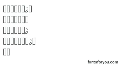 Robinscript font – lao Fonts