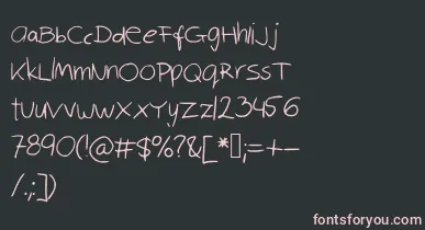 Robinscript font – Pink Fonts On Black Background