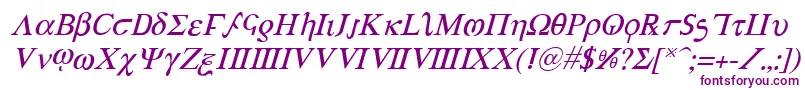 AchillesItalic Font – Purple Fonts
