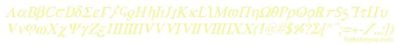AchillesItalic Font – Yellow Fonts
