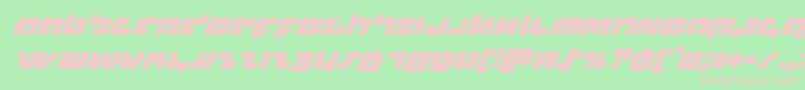 Boomsticksuperital Font – Pink Fonts on Green Background