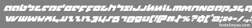 Boomsticksuperital Font – White Fonts on Gray Background