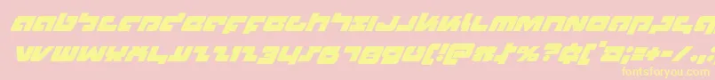 More about Boomsticksuperital Font Boomsticksuperital Font – Yellow Fonts on Pink Background