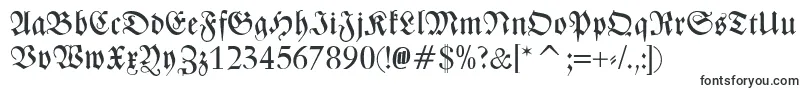 ZentenarFraktur Font – Free Fonts