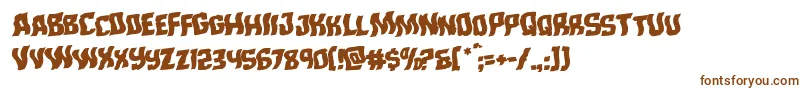 Шрифт Monsterhunterwarprotal – коричневые шрифты