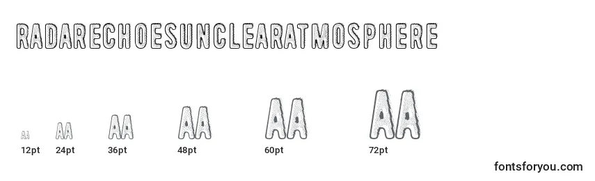 RadarEchoesUnclearAtmosphere Font Sizes