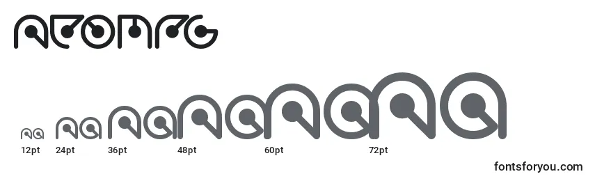 Atomrg Font Sizes