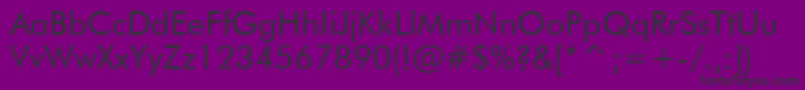 Tt0140m Font – Black Fonts on Purple Background