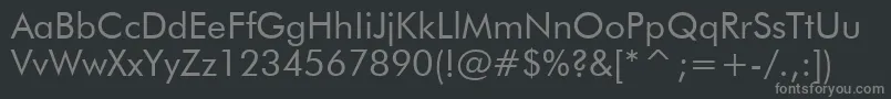 Tt0140m Font – Gray Fonts on Black Background