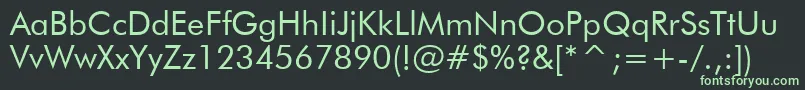 Tt0140m Font – Green Fonts on Black Background