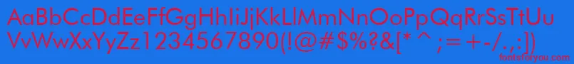 Шрифт Tt0140m – красные шрифты на синем фоне