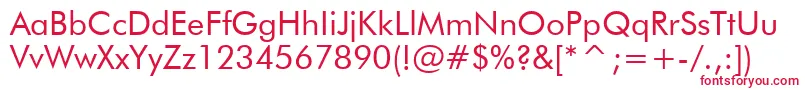 Tt0140m Font – Red Fonts on White Background