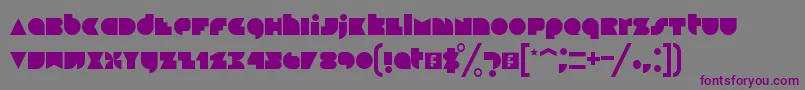 Blackfoot Font – Purple Fonts on Gray Background