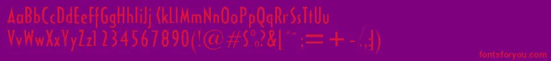 More about Halseycondssk Font Halseycondssk Font – Red Fonts on Purple Background