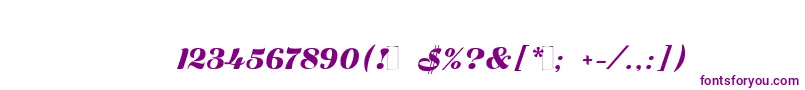 Zaragozac-fontti – violetit fontit