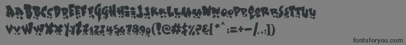 Sk8 Font – Black Fonts on Gray Background