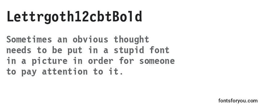 Lettrgoth12cbtBold-fontti