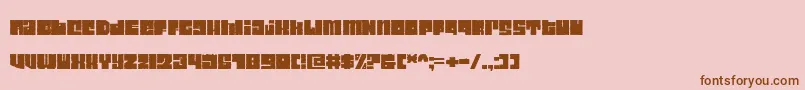More about Characteristic Font Characteristic Font – Brown Fonts on Pink Background