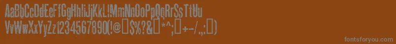 More about PahuengaCass Font PahuengaCass Font – Gray Fonts on Brown Background