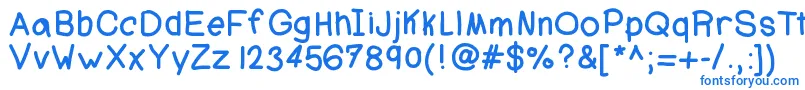 Ajcoolbeans Font – Blue Fonts
