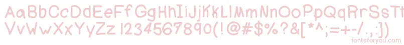 Ajcoolbeans Font – Pink Fonts