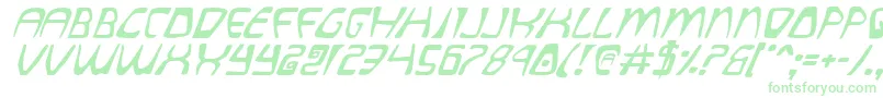 Quatli Font – Green Fonts on White Background