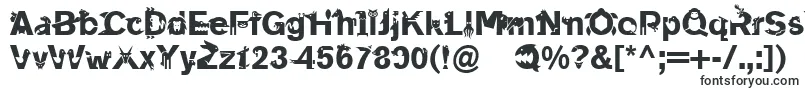 Linotypeanimalia-fontti – erittäin leveät fontit