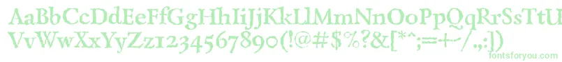 LazurantiqtextcBold Font – Green Fonts on White Background