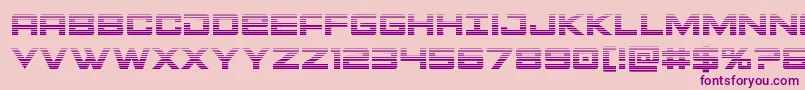 Montrocgrad Font – Purple Fonts on Pink Background