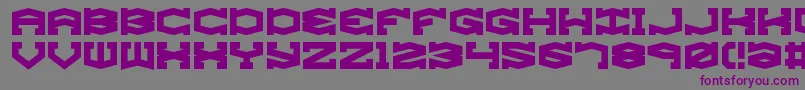 GyroseBrk Font – Purple Fonts on Gray Background