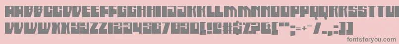 BoatycabinersDamnStraight Font – Gray Fonts on Pink Background