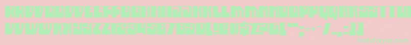 BoatycabinersDamnStraight Font – Green Fonts on Pink Background