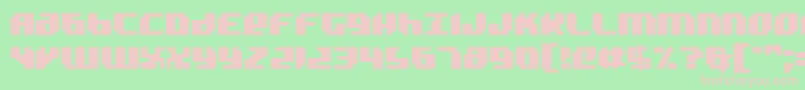 Badrobot Font – Pink Fonts on Green Background