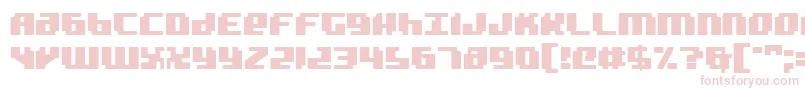 Badrobot Font – Pink Fonts on White Background