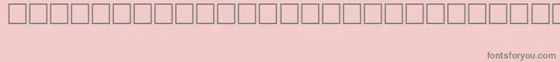 フォントKoi8Arial – ピンクの背景に灰色の文字