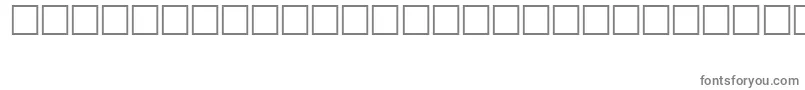 フォントKoi8Arial – 白い背景に灰色の文字