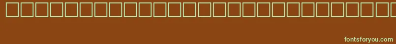 Шрифт Koi8Arial – зелёные шрифты на коричневом фоне