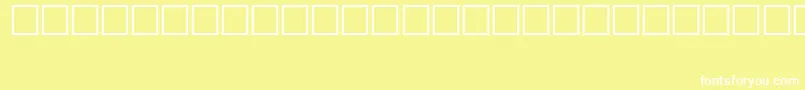 Koi8Arial Font – White Fonts on Yellow Background