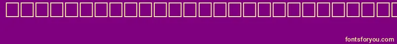 Czcionka Koi8Arial – żółte czcionki na fioletowym tle