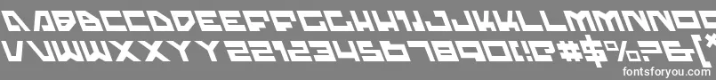 Trajial-fontti – valkoiset fontit harmaalla taustalla